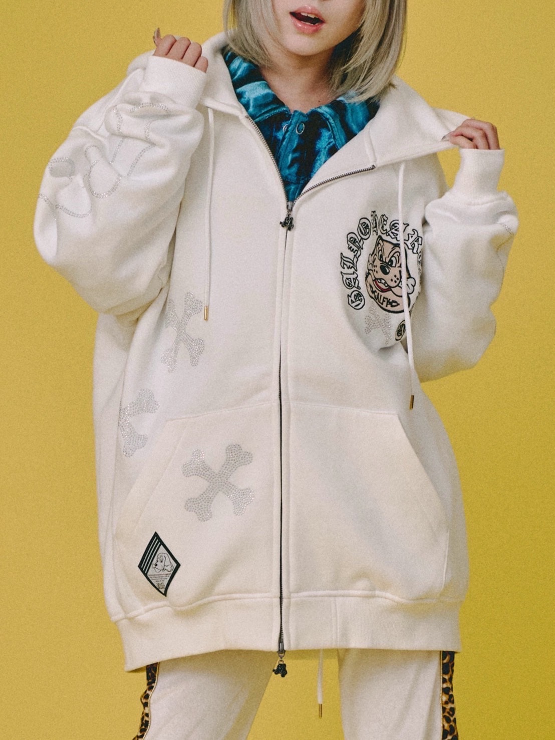 GALFY】ピカピカ骨骨パーカー | OUR BRAND,GALFY | PRESSING WEB SHOP