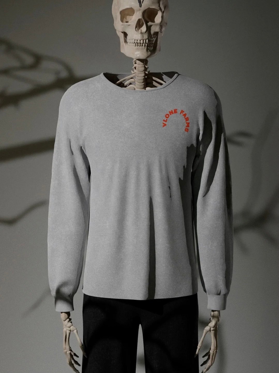 VLONE スカル プリント 長袖カットソー 楽天市場】VLONE - Skull & Bones Long Sleeve ロングTシャツ