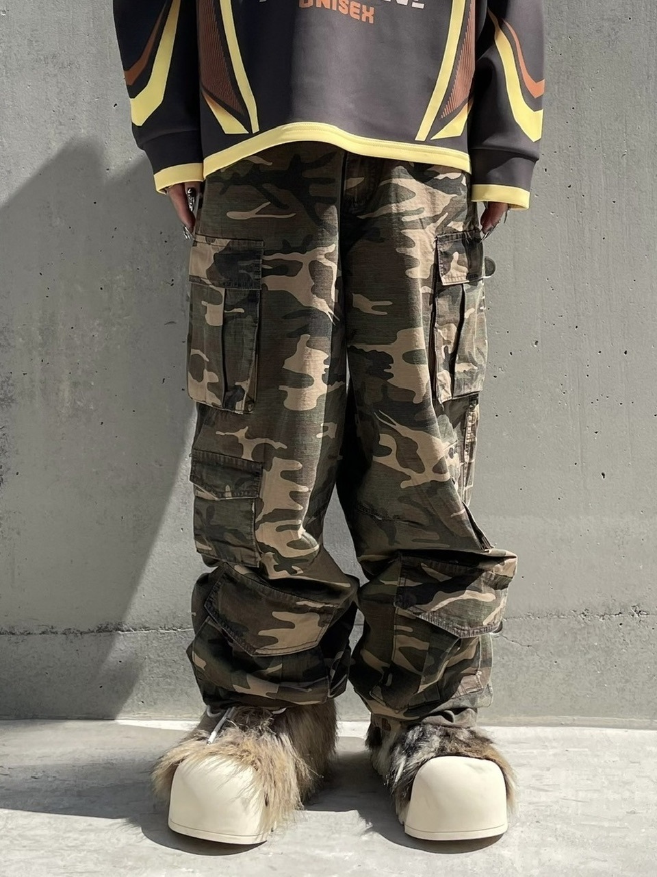 Never mind the XU】camouflage pants (2color) | OUR BRAND,Never