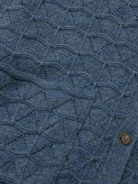 AJOBYAJO】Clam Patterned Mohair Cardigan | OUR BRAND