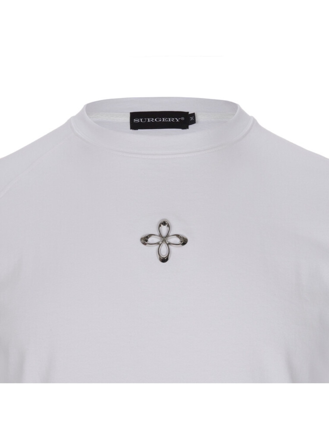 ★SURGERY★surgery unbalance l clover logo slim T-shirts 6/16再入荷【SURGERY】unbalance metal clover logo slim T