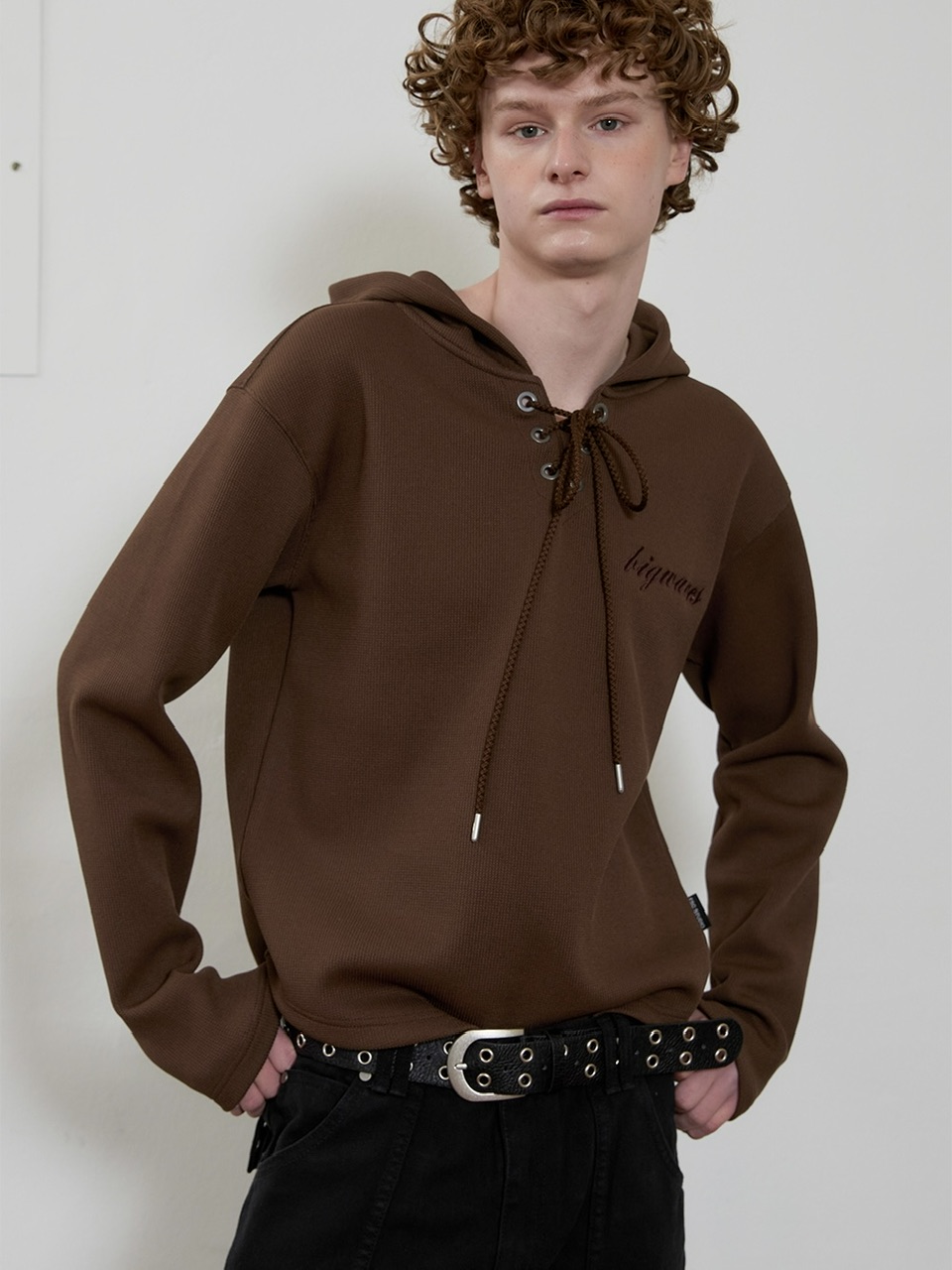 ESC STUDIO】eyelet waffle hoodie | OUR BRAND,ESC STUDIO | PRESSING