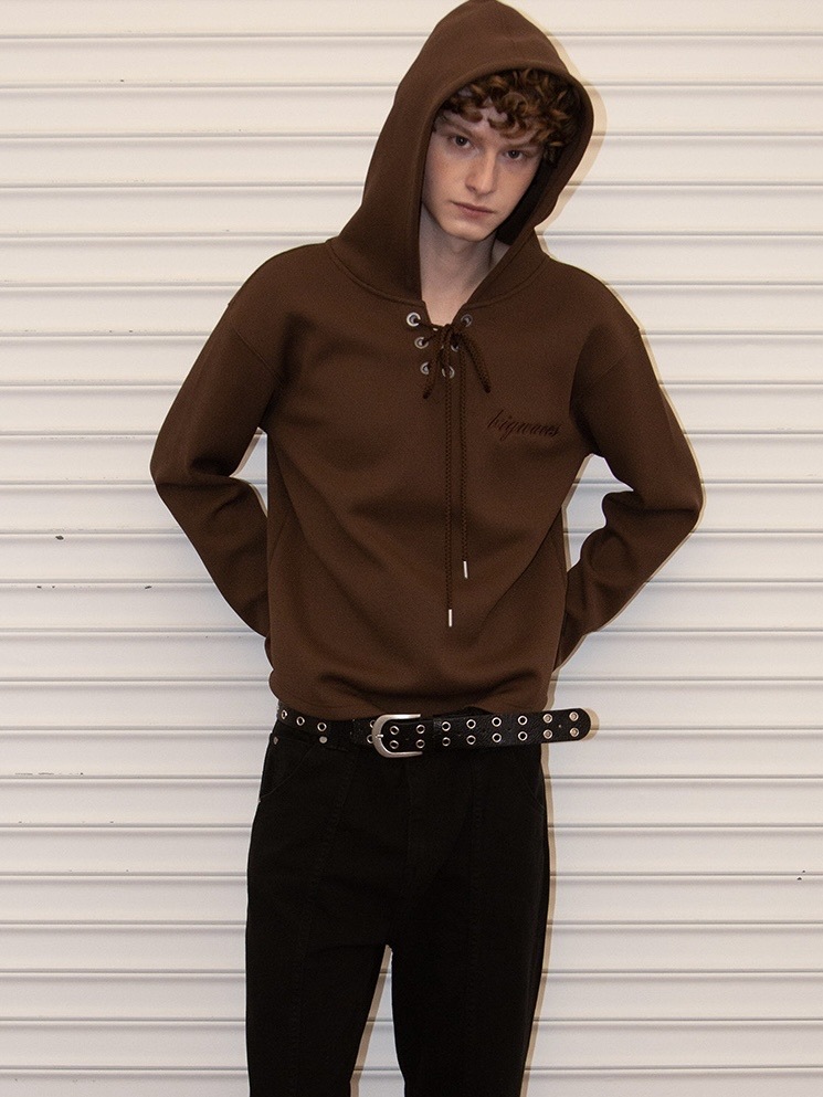 ESC STUDIO】eyelet waffle hoodie | OUR BRAND,ESC STUDIO
