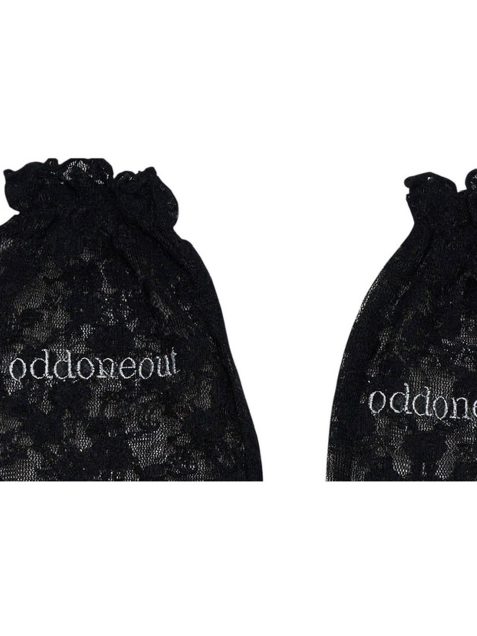 ◇ODD ONE OUT◇ ODDONEOUT LACE KNEE SOCKS BLACK ODDONEOUT】ODDONEOUT LACE KNEE SOCKS | OUR BRAND,ODDONEOUT