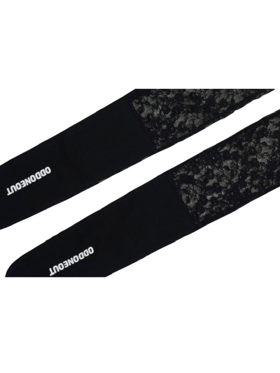 ◇ODD ONE OUT◇ ODDONEOUT LACE KNEE SOCKS BLACK ODDONEOUT】ODDONEOUT LACE KNEE SOCKS | OUR BRAND,ODDONEOUT