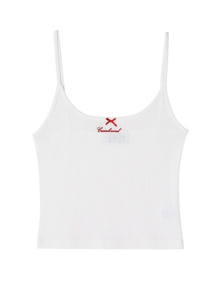 CRANKSEOUL クランクソウル 韓国 ストロベリー キャミソールSET CRANK】STRAWBERRY LAYERED SLEEVELESS SET / 【クランク