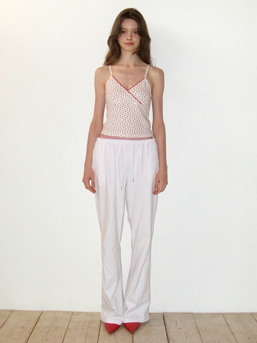 CRANKSEOUL クランクソウル 韓国 ストロベリー キャミソールSET CRANK】STRAWBERRY LAYERED SLEEVELESS SET / 【クランク