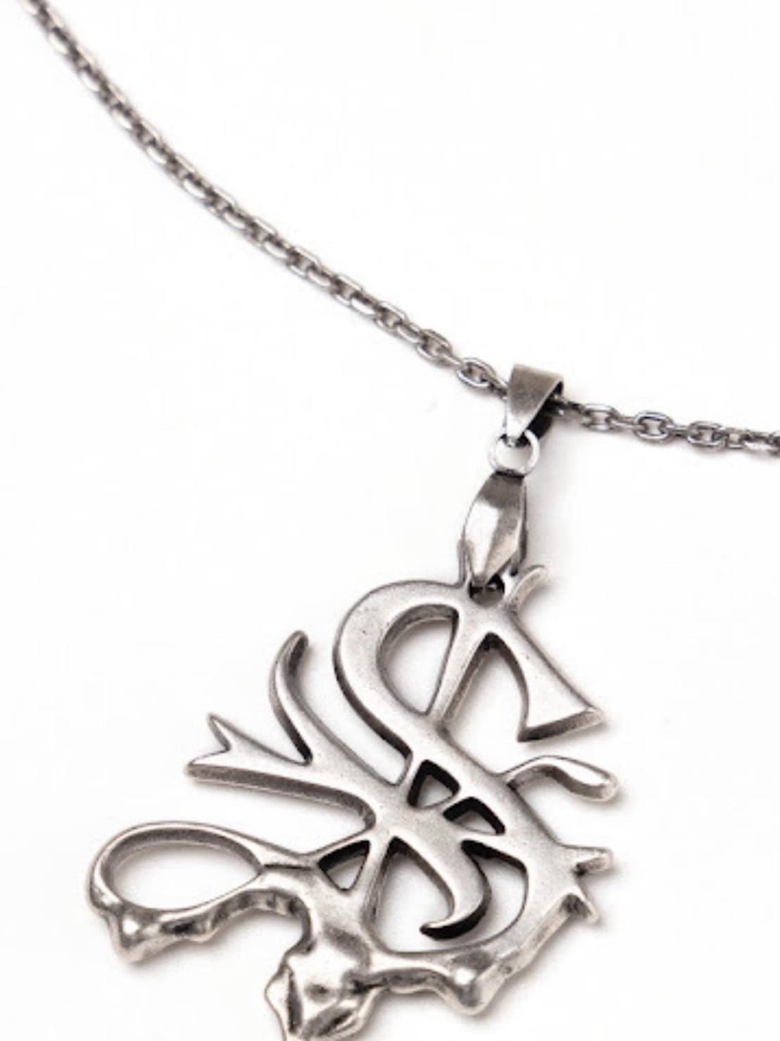 SUPPLIER】MELT CROSS NECKLACE / 【サプライヤー】ロゴクロスチェーン