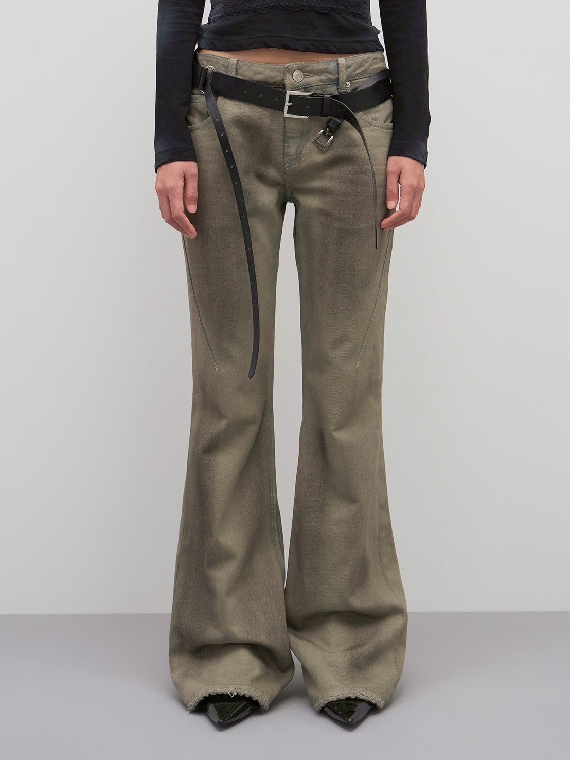 【LCDC】DIRTY WASHED BOOT-CUT DENIM / 【エルシーディーシー・ティーエム】ダーティウォッシュブーツカットデニム