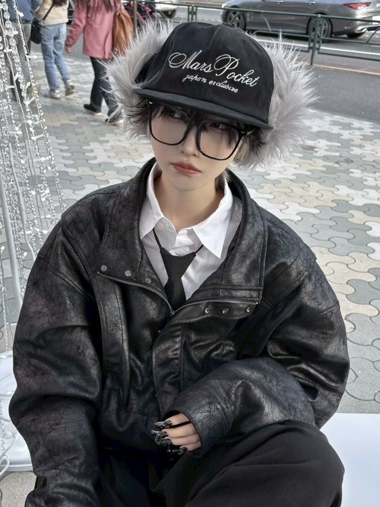 MARSPOCKET】ear fur flightcap / 【マースポケット】ファーフライト