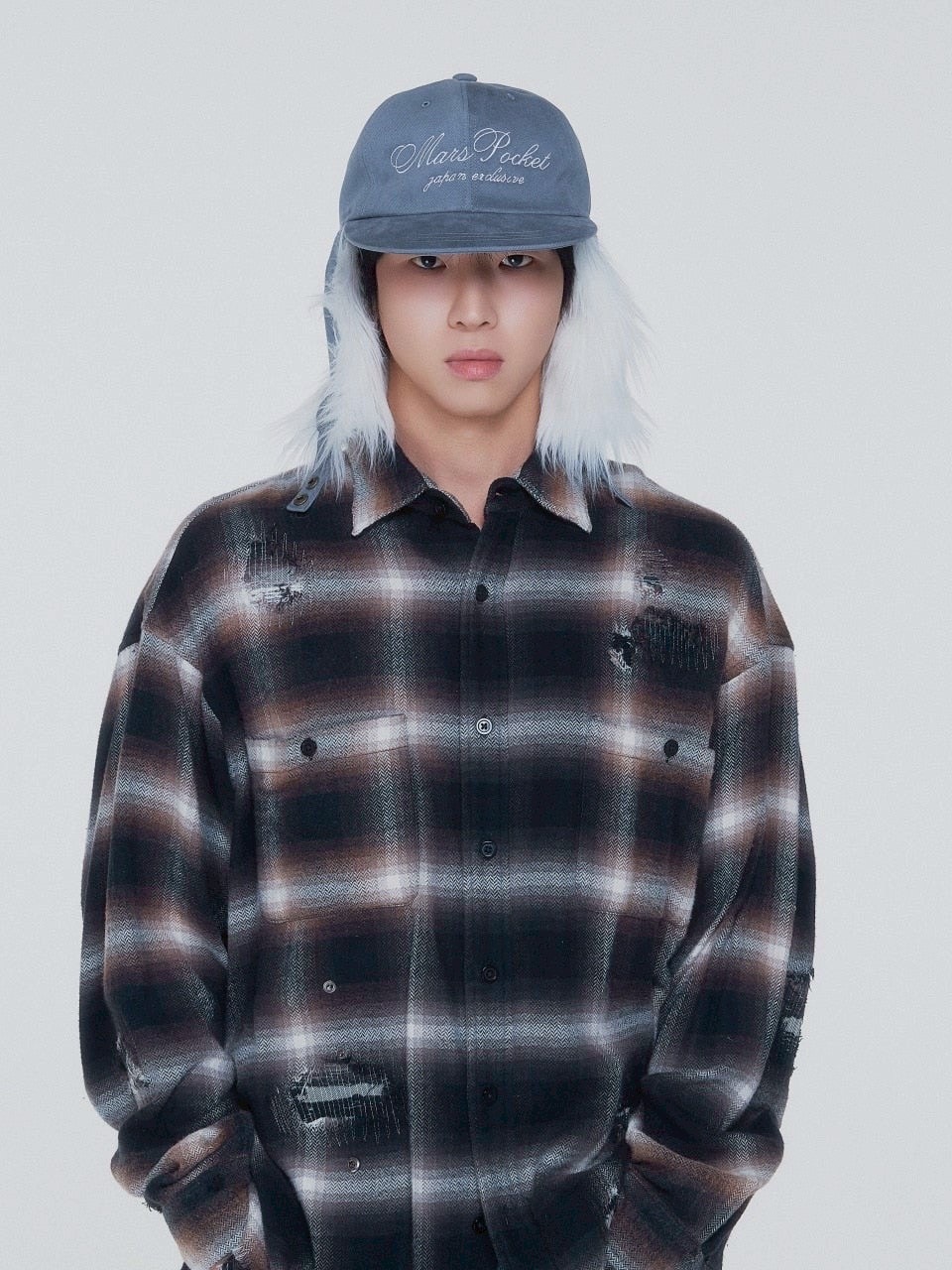 【MARSPOCKET】ear fur flightcap / 【マースポケット】ファーフライトキャップ