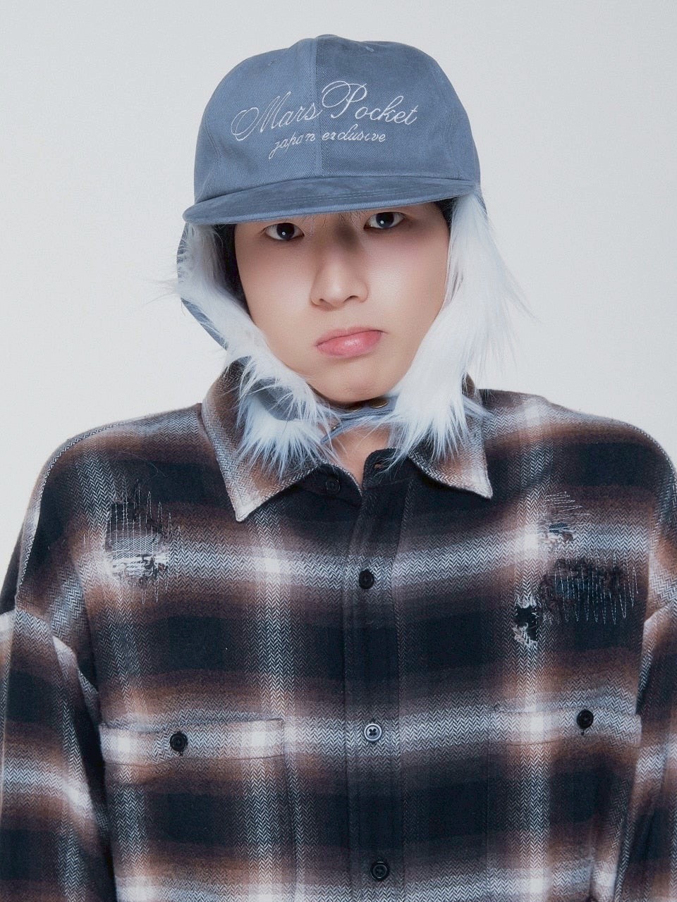 【MARSPOCKET】ear fur flightcap / 【マースポケット】ファーフライトキャップ