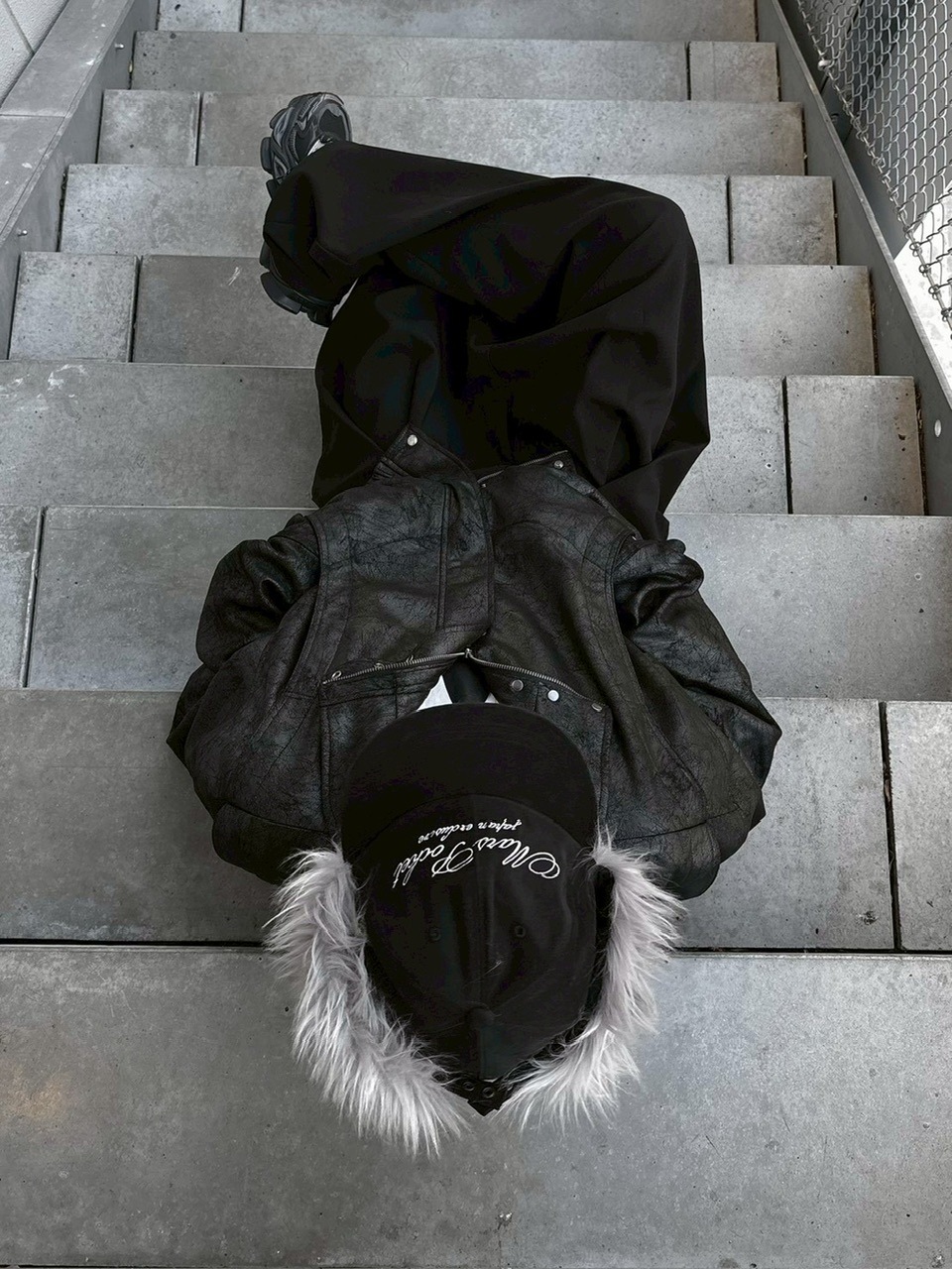 【MARSPOCKET】ear fur flightcap / 【マースポケット】ファーフライトキャップ