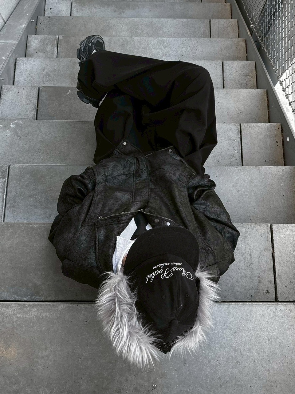 【MARSPOCKET】ear fur flightcap / 【マースポケット】ファーフライトキャップ