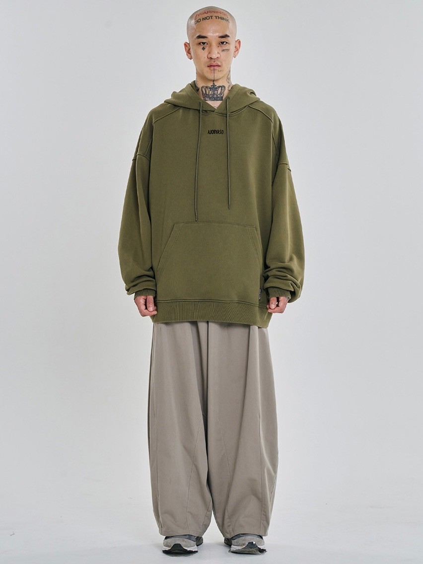 AJOBYAJO】Five AJO Logos Washed Hoodie | OUR BRAND,AJOBYAJO