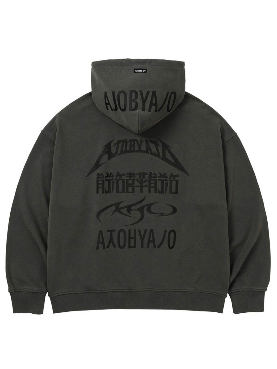 AJOBYAJO】Five AJO Logos Washed Hoodie | OUR BRAND,AJOBYAJO