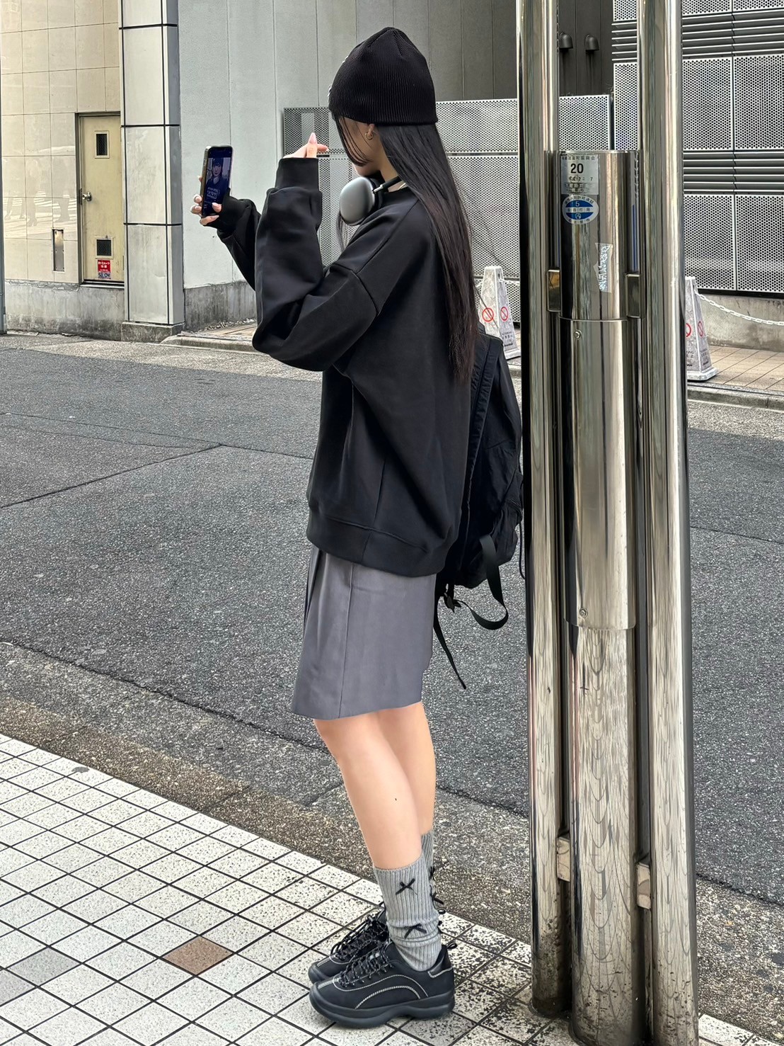 受注制【Chikashitsu + LADIES】ribbon socks (4color)