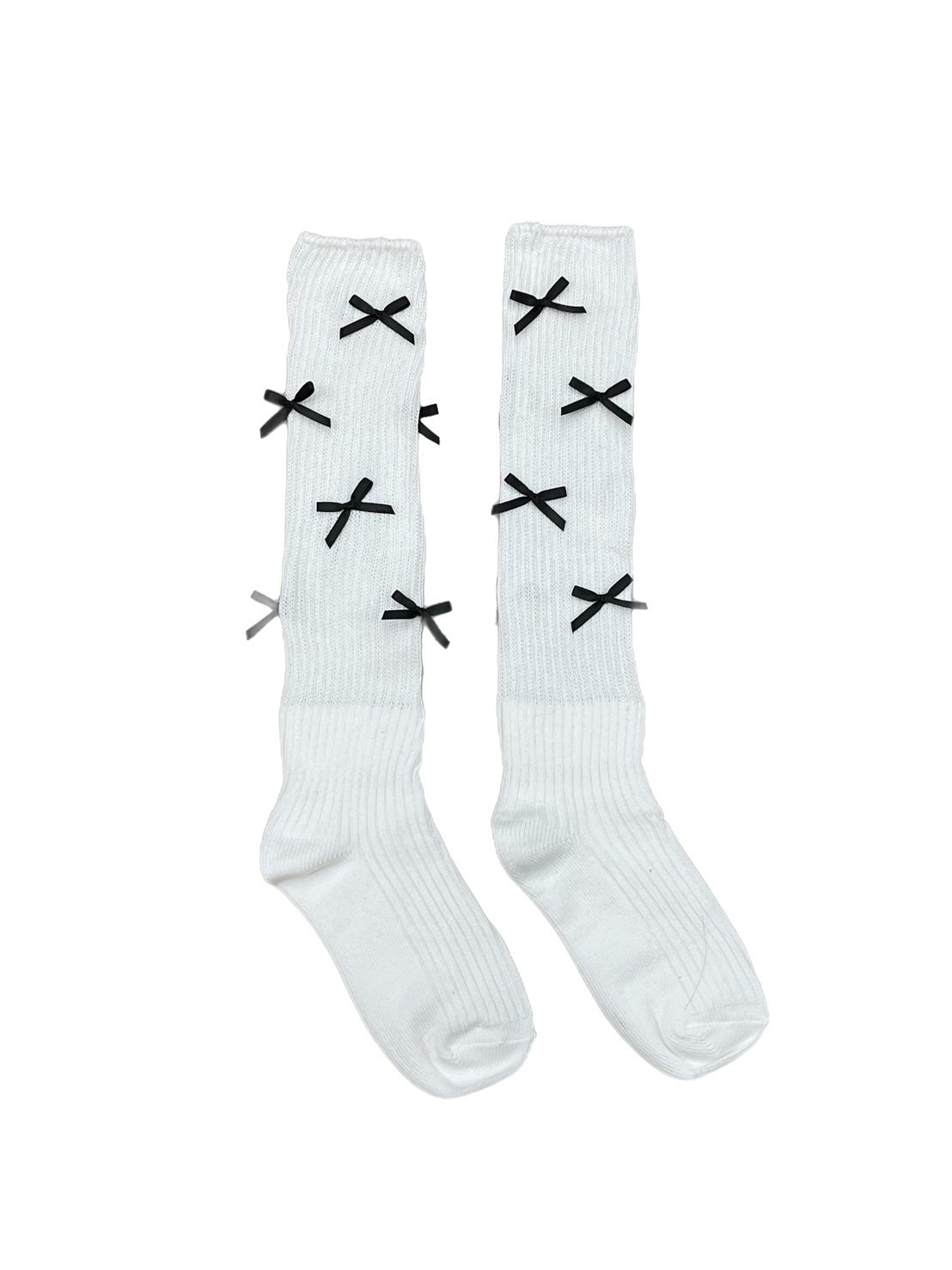受注制【Chikashitsu + LADIES】ribbon socks (4color)