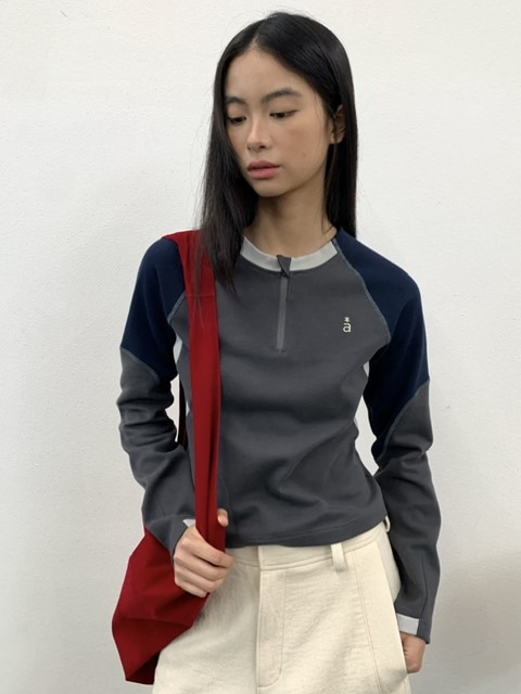 ★未使用★BRIEFING HALF ZIP SHIRT 3XL Monotype Half Zip Sweatshirt | blue | Tommy Hilfiger Hong Kong