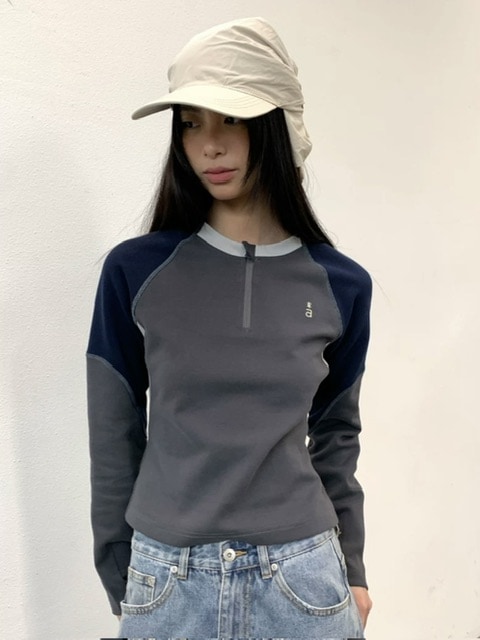★未使用★BRIEFING HALF ZIP SHIRT 3XL Monotype Half Zip Sweatshirt | blue | Tommy Hilfiger Hong Kong