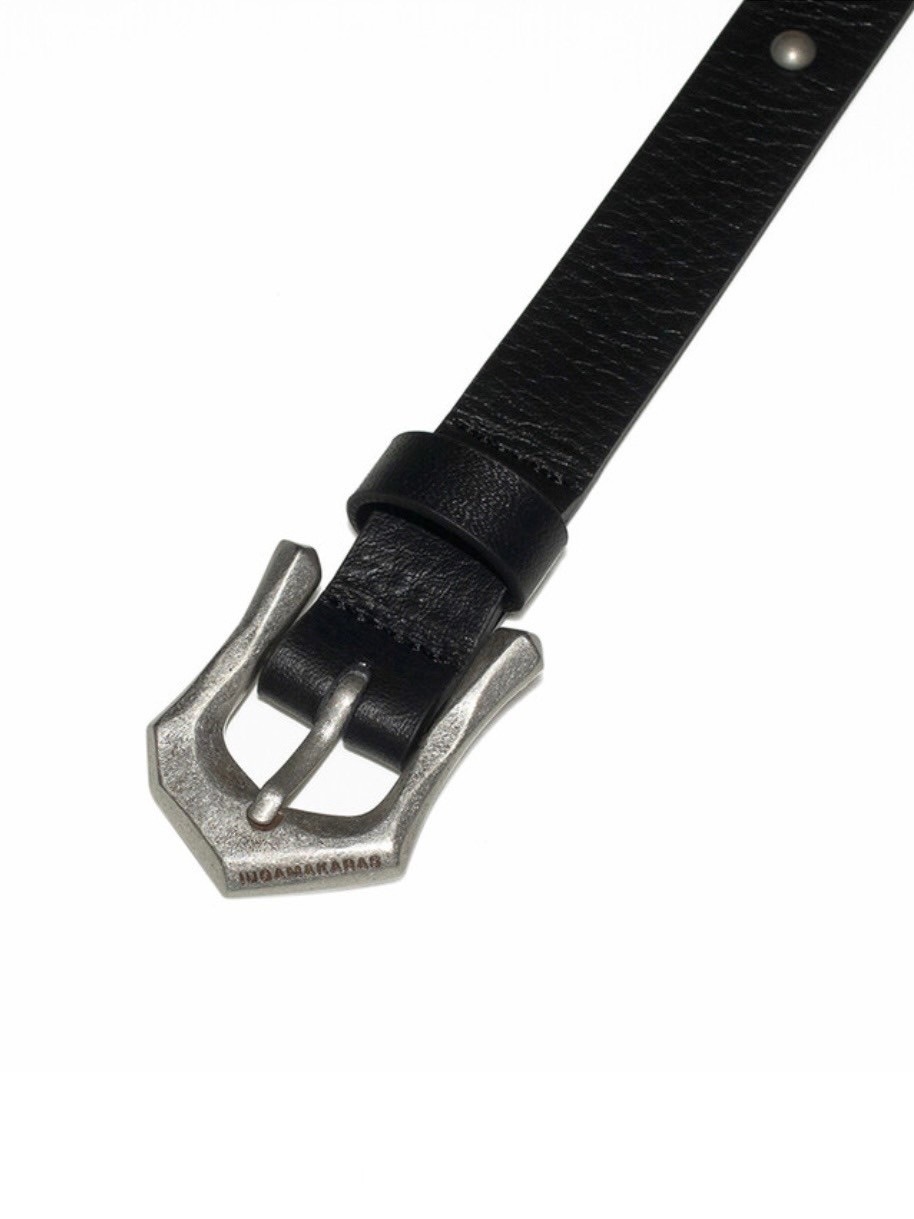 人気【IUGAMAKARAS】STUDDED BUMPY BUCKLE BELT (TYPE B) IUGAMAKARAS】Studded Bumpy Buckle Belt (20mm) | OUR BRAND