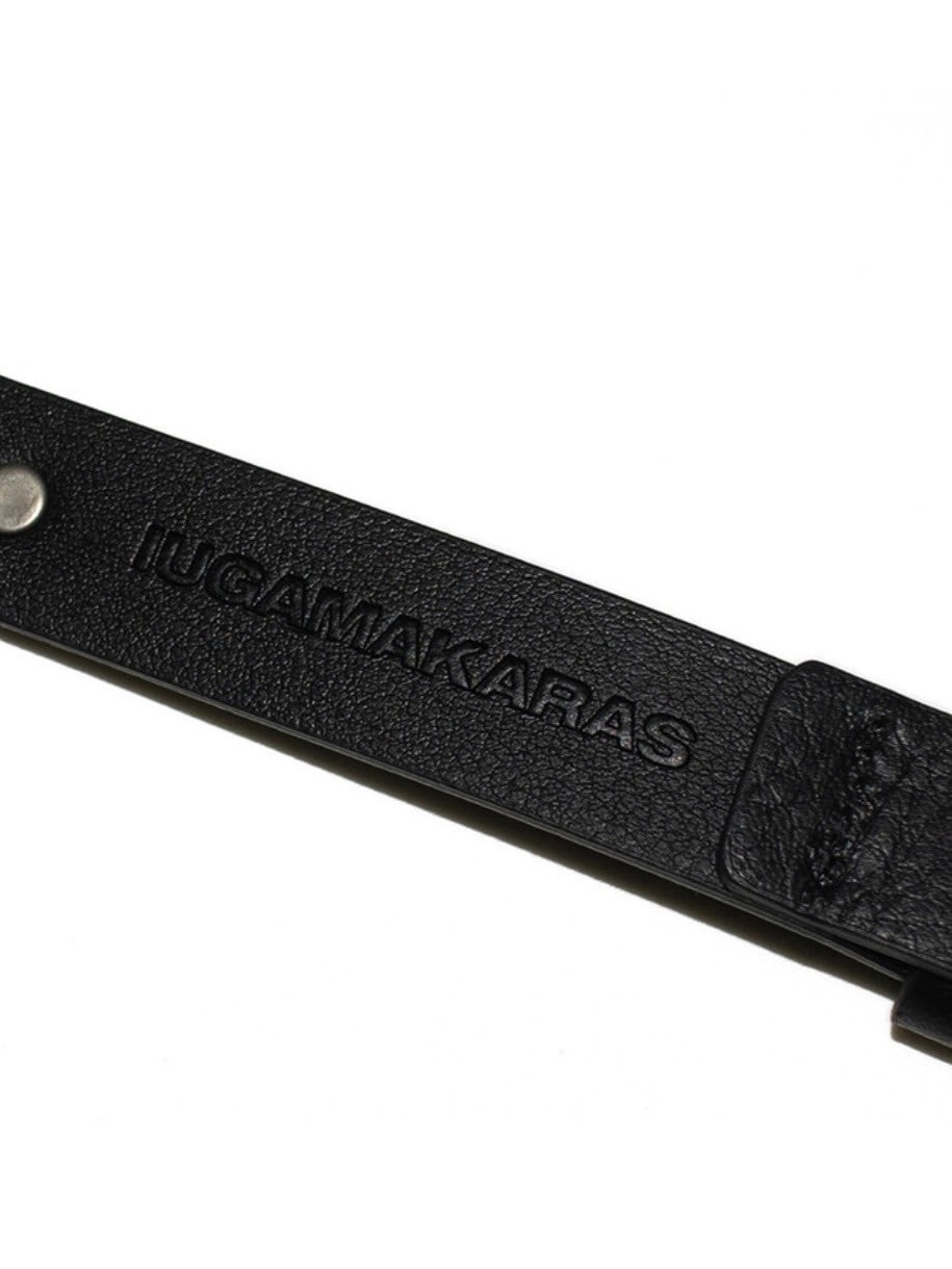 IUGAMAKARAS】Studded Bumpy Buckle Belt (20mm) | OUR BRAND