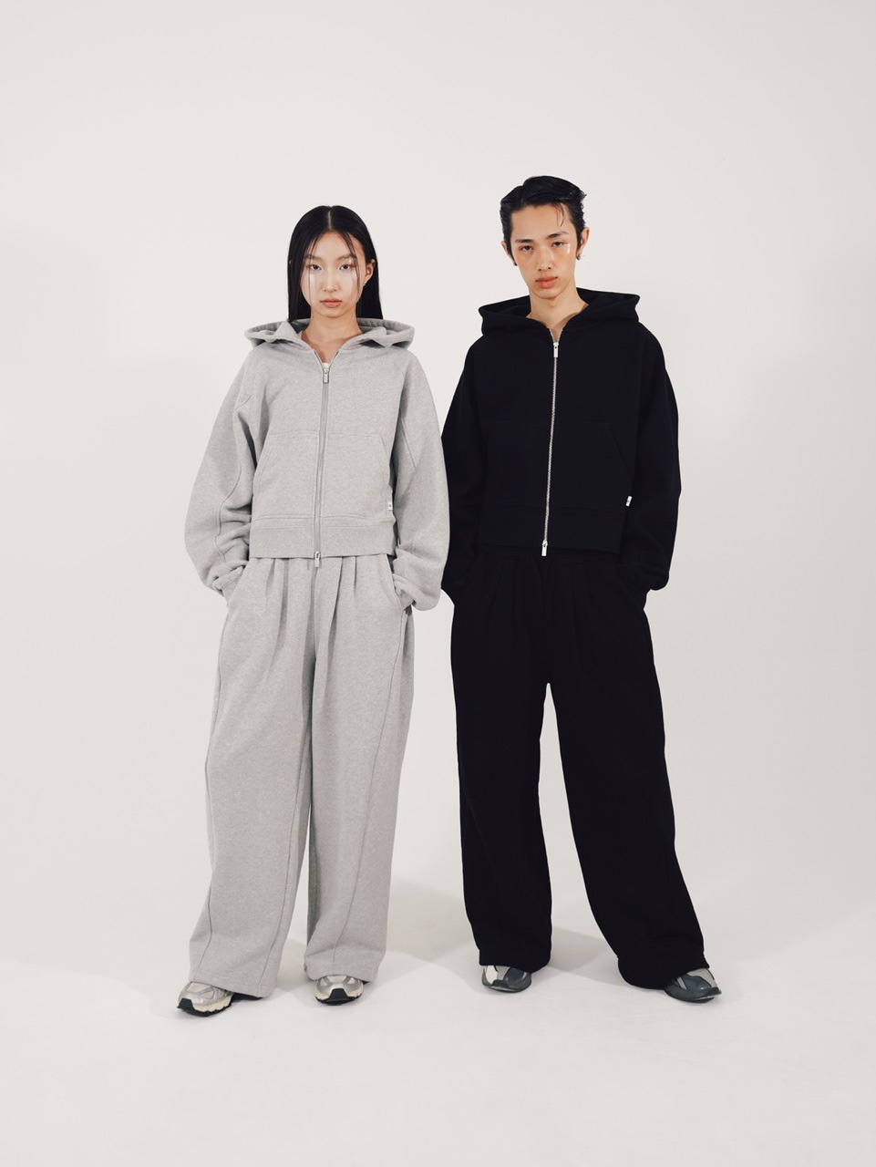 CS】2tuck sweat pants (gray) | OUR BRAND,Chikashitsu +,CS