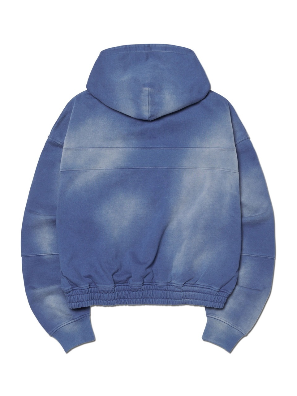 【NOMANUAL】STAIN WASHED HOODIE / 【ノーマニュアル】ステインウォッシュド長袖パーカー