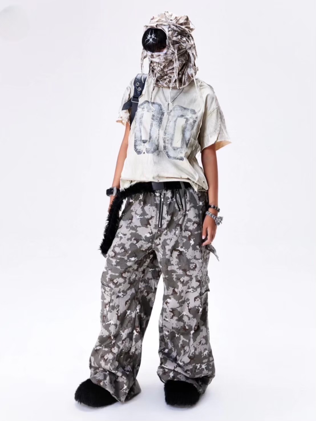 COZY WORLDWIDE Tシャツ 005 カオスドリームワックスTシャツ Cozy world Wide】