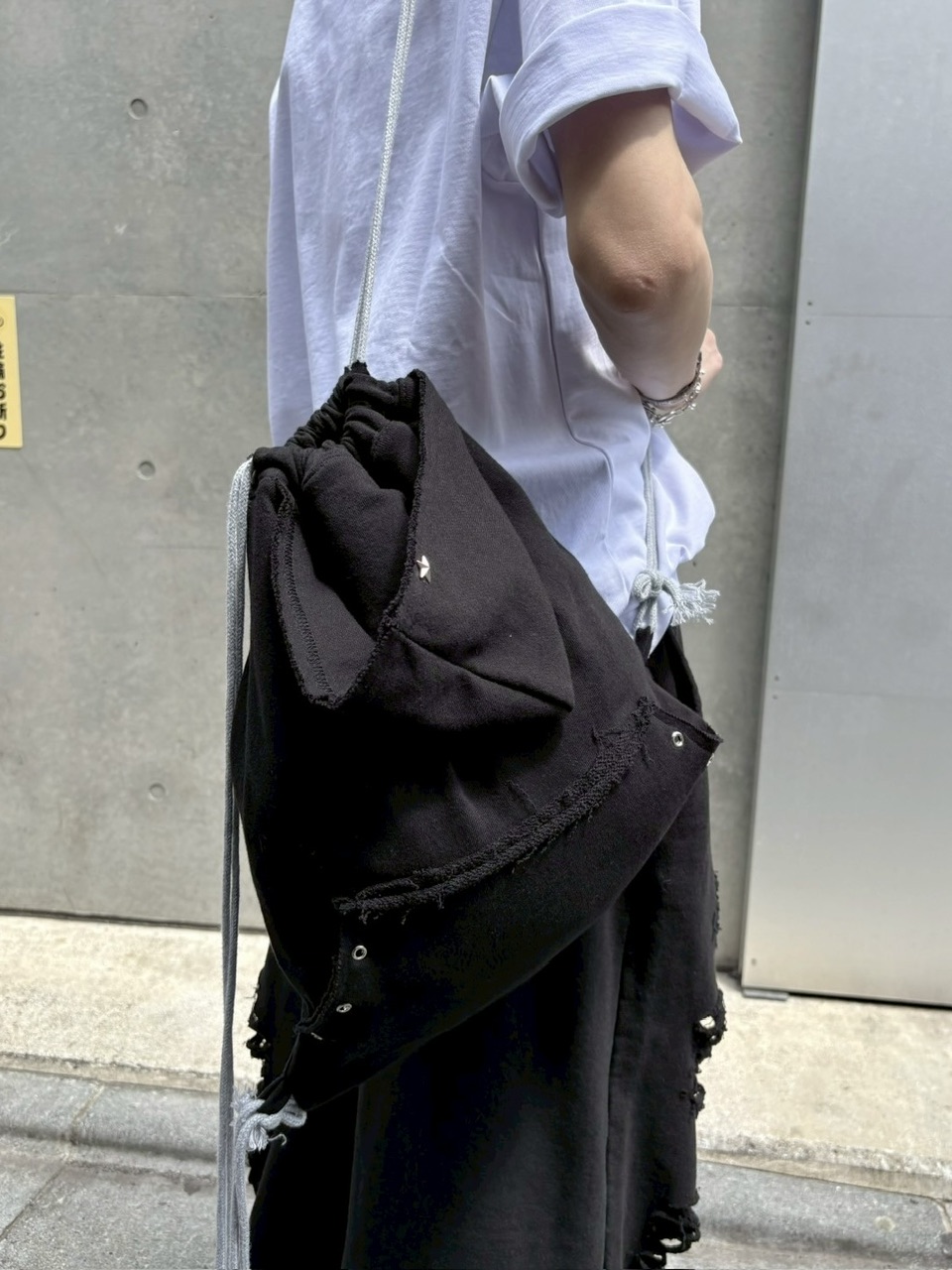 受注制【nmtc +】sweat hood knapsack (2color) / 【エヌ