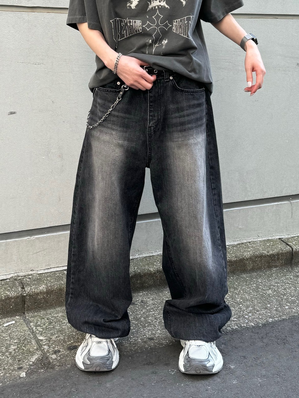 chi3555様 大阪店WEB限定受注制【Chikashitsu +】vintage wash semi wide