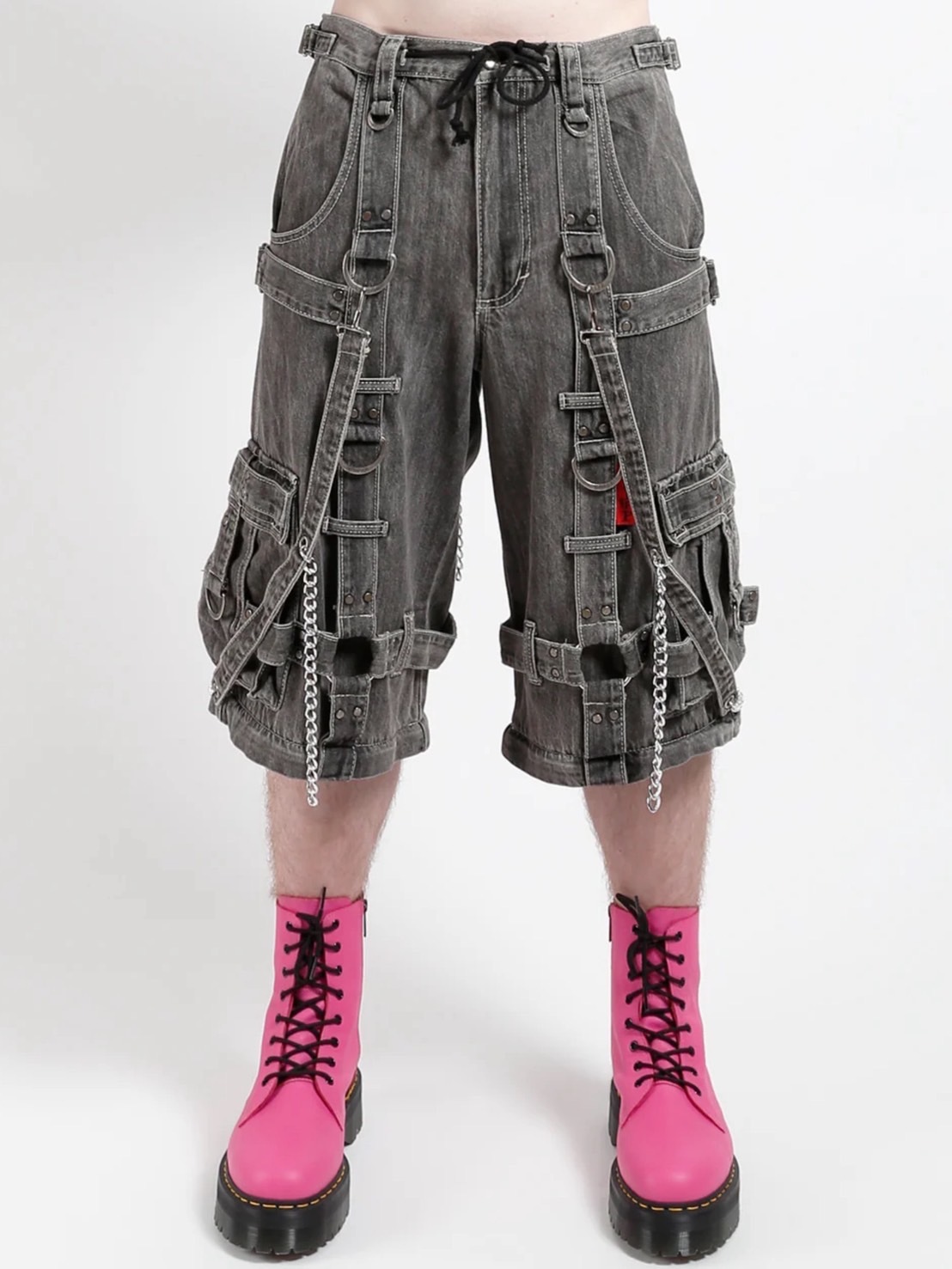 【TRIPP nyc】HARNESS DARKSTREET PANT[JM7142M] / 【トリップ エヌワイシー】ハーネスストラップボンテージポケットデニムワイドパンツ