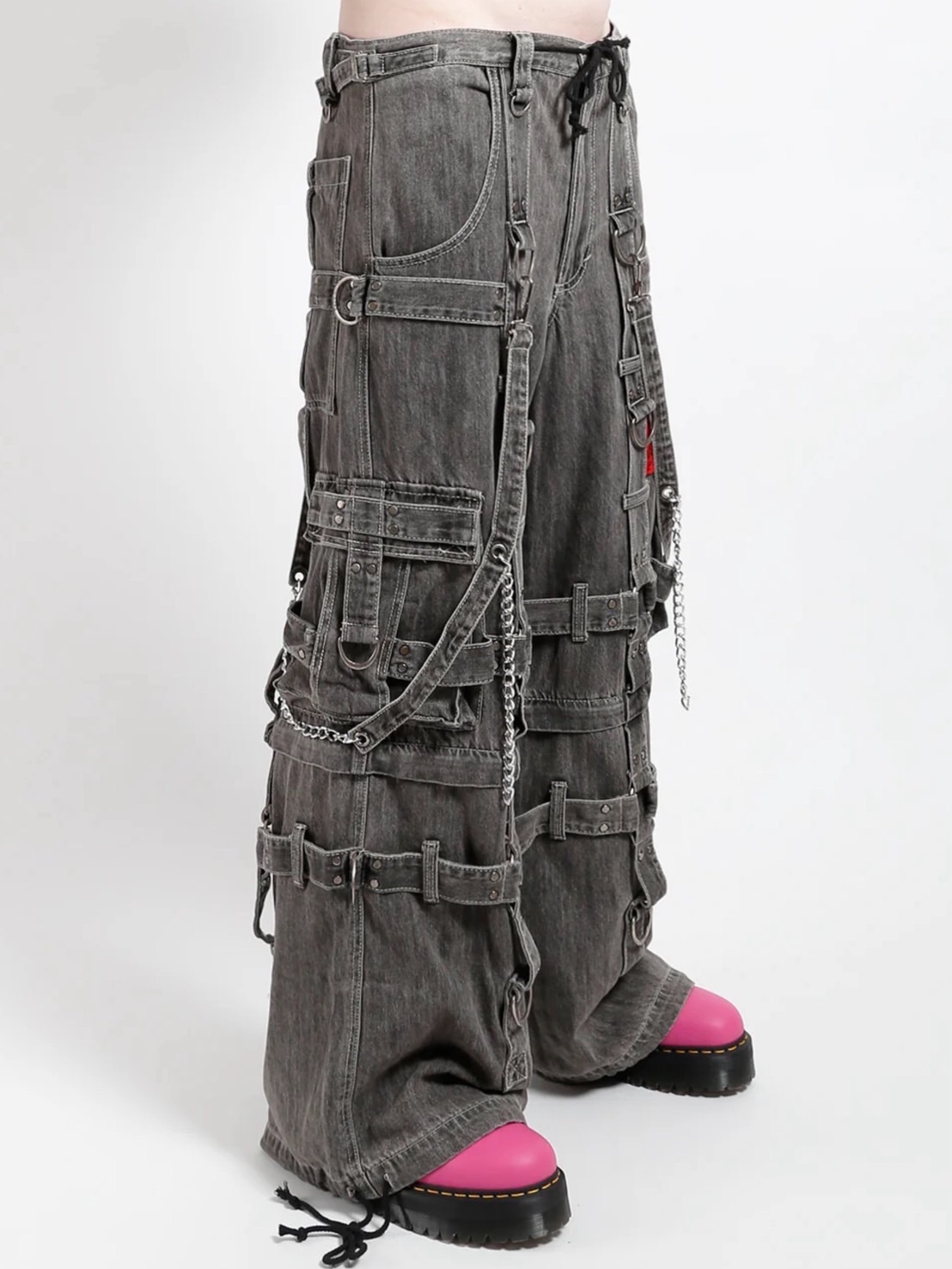 【TRIPP nyc】HARNESS DARKSTREET PANT[JM7142M] / 【トリップ エヌワイシー】ハーネスストラップボンテージポケットデニムワイドパンツ