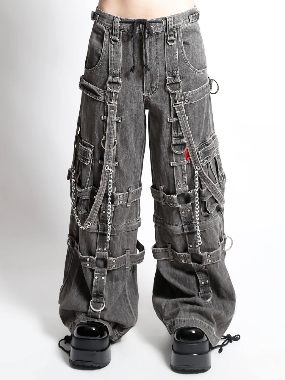 【TRIPP nyc】HARNESS DARKSTREET PANT[JM7142M] / 【トリップ エヌワイシー】ハーネスストラップボンテージポケットデニムワイドパンツ