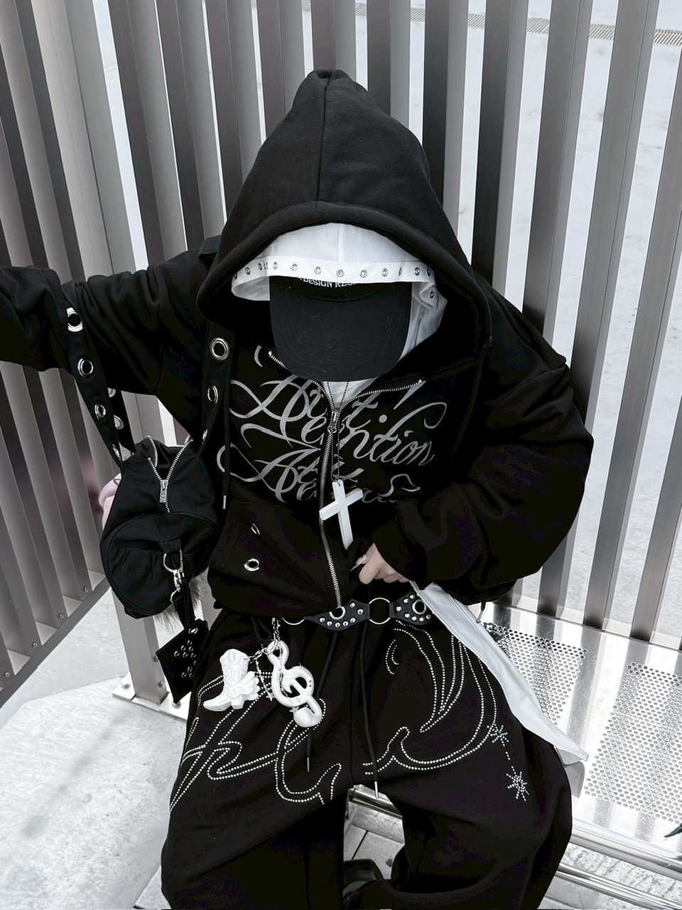 11/8 再入荷【FANCY CLUB】ANGEL VINTAGE SWEATPANTS / 【ファンシー