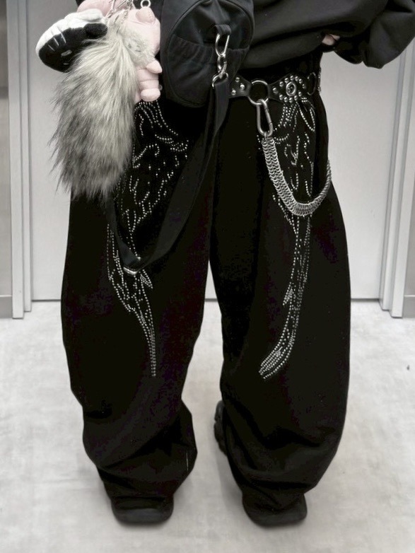 11/8 再入荷【FANCY CLUB】ANGEL VINTAGE SWEATPANTS / 【ファンシークラブ】エンジェルビンテージスウェットパンツ