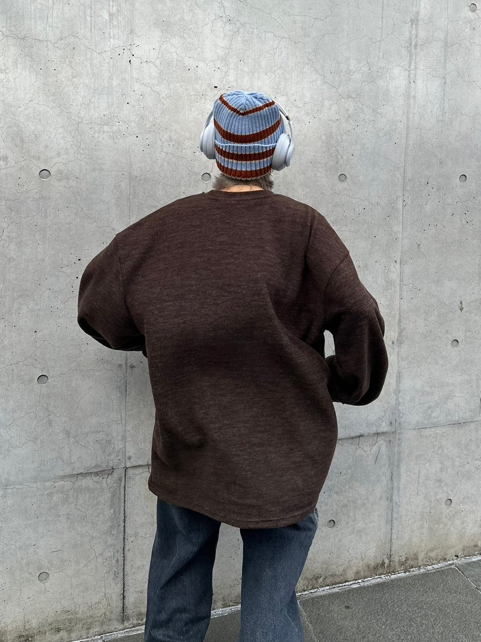 受注制【Chikashitsu +】border beanie (7color)