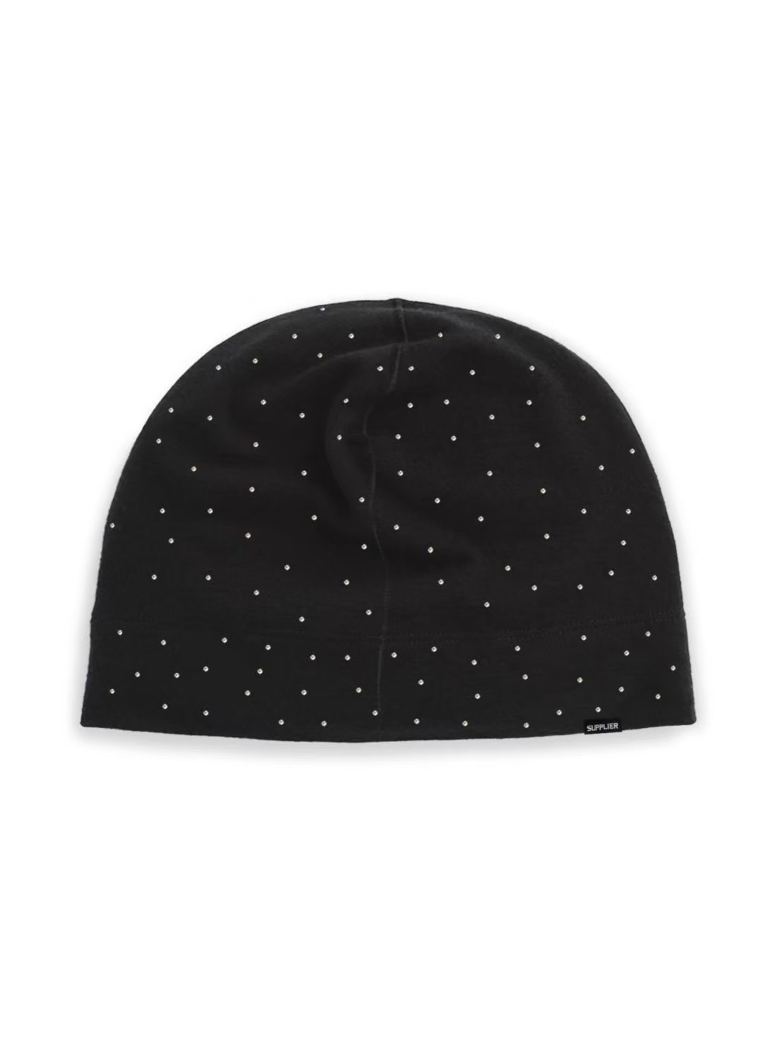 SUPPLIER】Rhinestone Skull Cap Beanie / 【サプライヤー】ライン