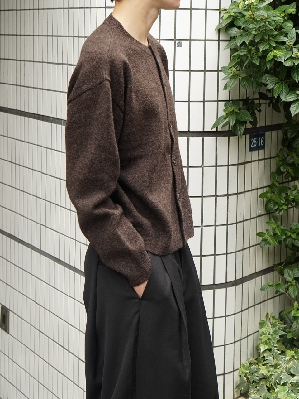 トップス Chikashitsu +hairy knit cardigan 楽天市場】正規品 【 Chikashitsu + hairy cardigan (3color