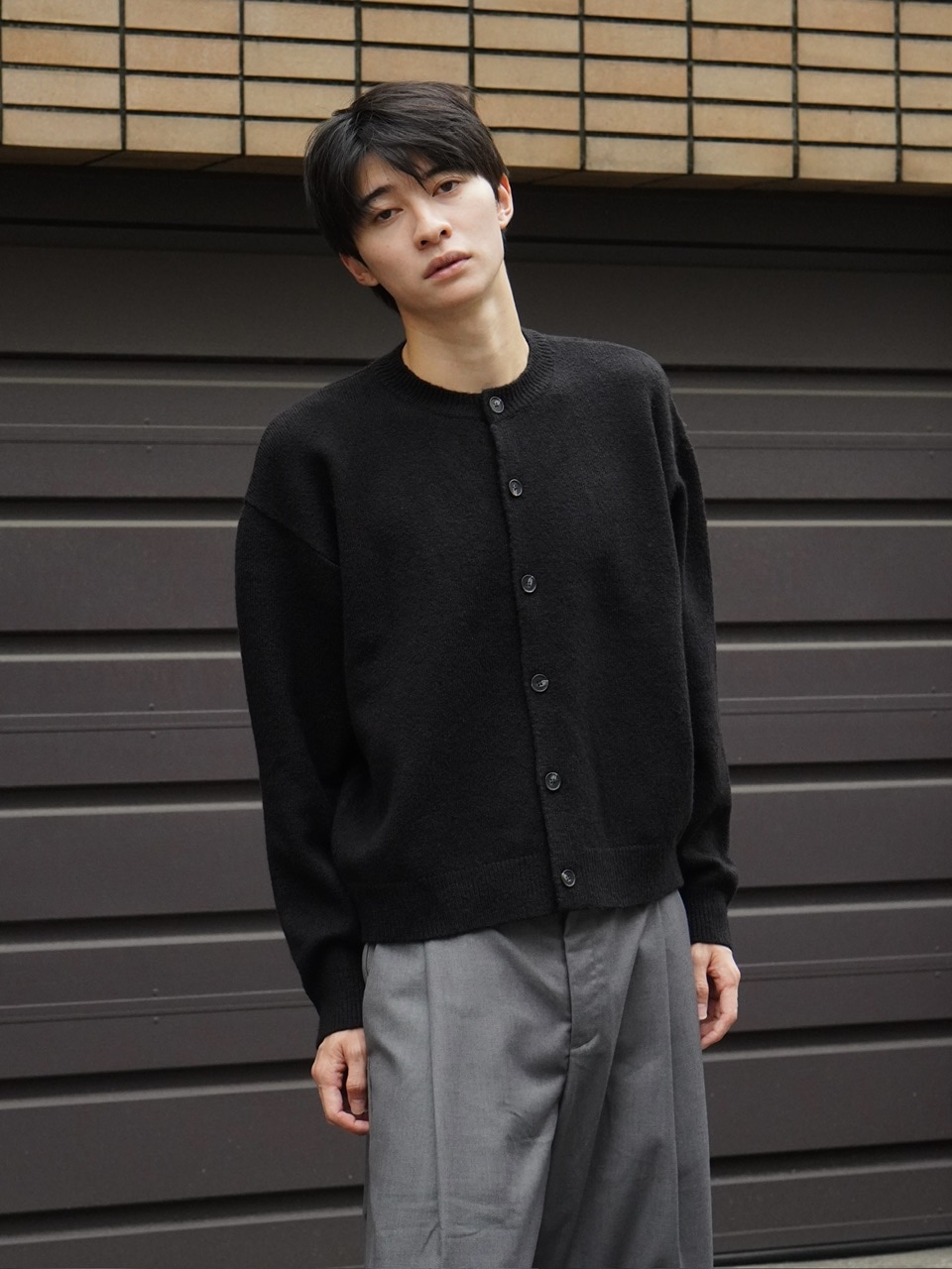 トップス Chikashitsu +hairy knit cardigan Chikashitsu +（チカシツプラス）の「【Chikashitsu +/