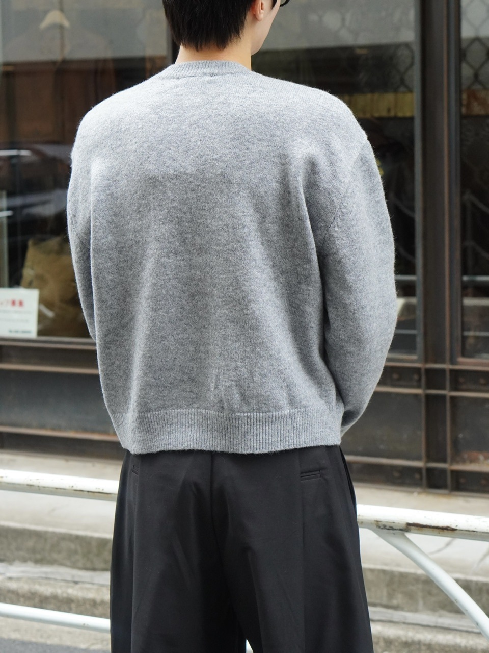 確認用　フィッシュ＆チップスバンの店員 東京店WEB限定受注制【Chikashitsu +】soft touch crew neck