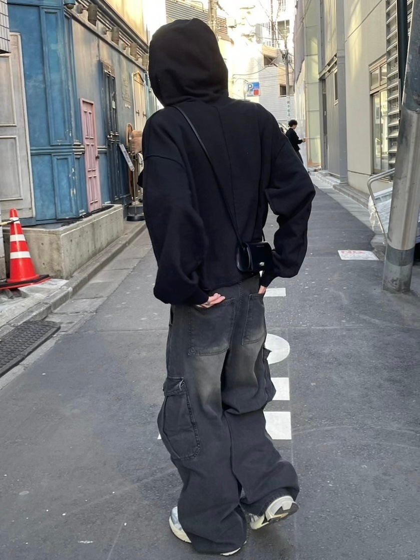 受注制【nmtc +】unisex cropped hoodie (4color) | OUR BRAND,nmtc +