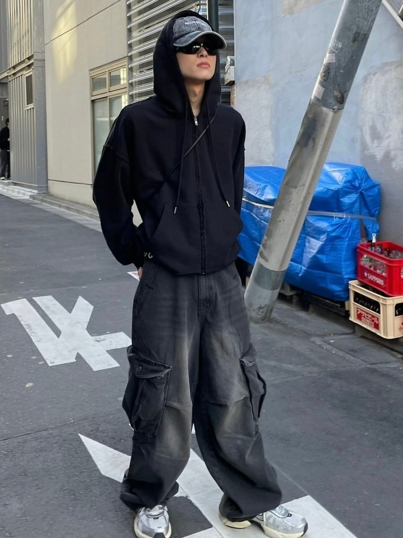 受注制【nmtc +】unisex cropped hoodie (4color) | OUR BRAND,nmtc +