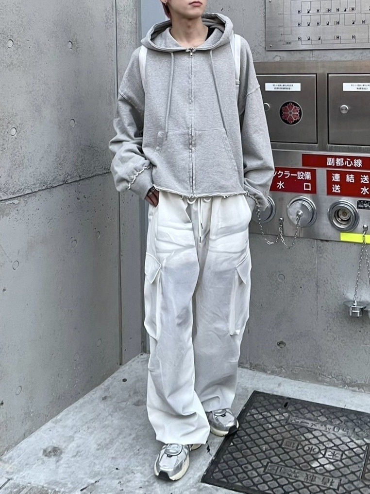 受注制【nmtc +】unisex cropped hoodie (4color) | OUR BRAND,nmtc +