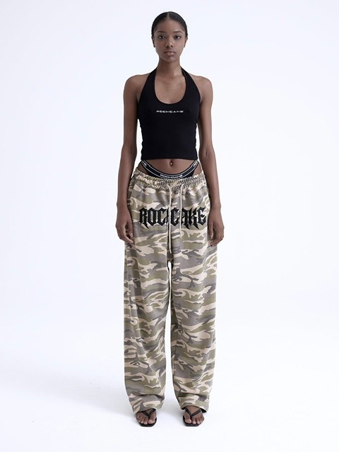 【ROCK CAKE】Camo Metal Graphics Pants