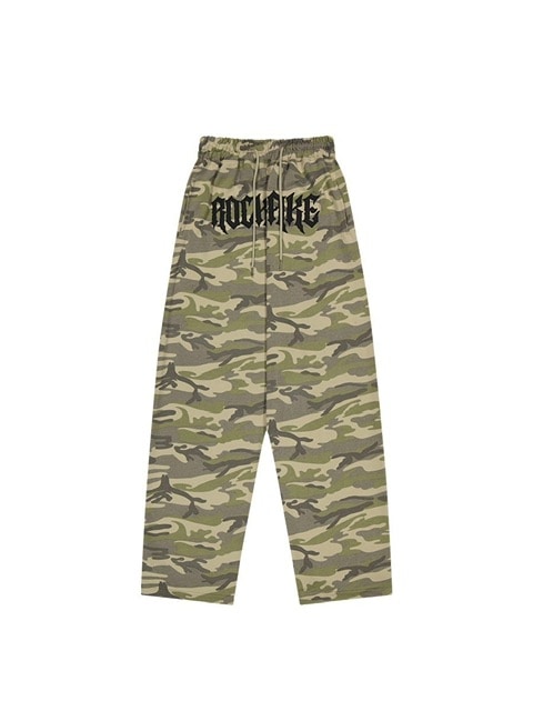 【ROCK CAKE】Camo Metal Graphics Pants