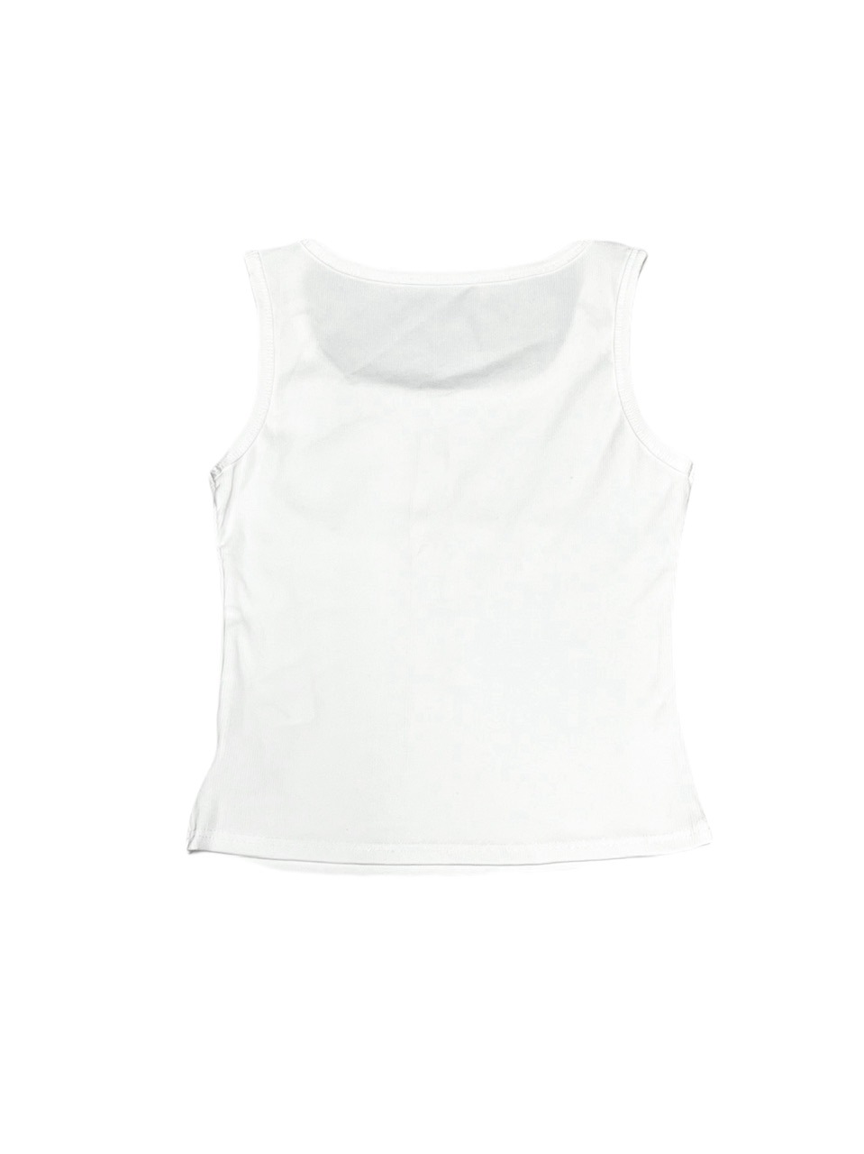 【XU DOG】studs cross print sleeveless (4color)