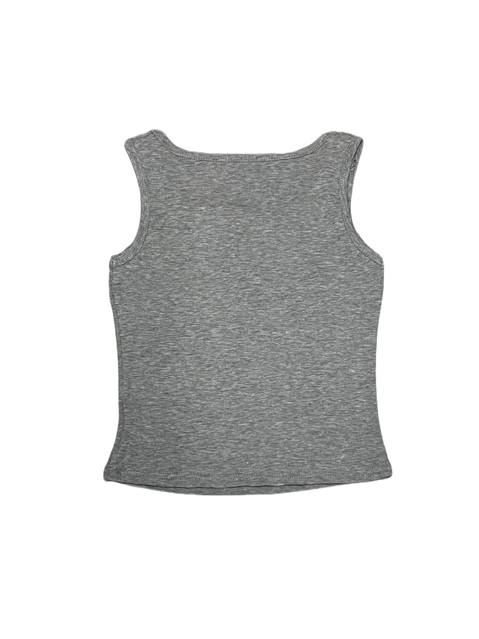 【XU DOG】studs cross print sleeveless (4color)