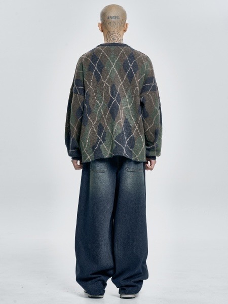 AJOBYAJO】Oversized Washed Denim Pants | OUR BRAND,AJOBYAJO