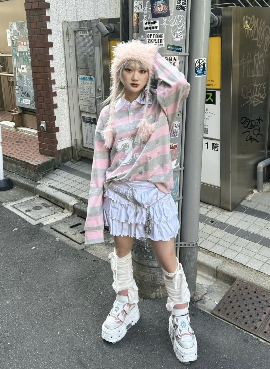 Never mind the XU】shaggy flap cat beanie (3color) / 【ネバー